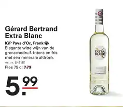 Sligro Gérard Bertrand Extra Blanc aanbieding