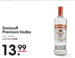 Sligro Smirnoff Premium Vodka aanbieding