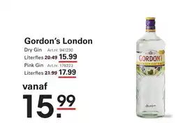 Sligro Gordon's London Dry Gin aanbieding
