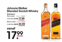 Sligro Johnnie Walker Blended Scotch Whisky aanbieding