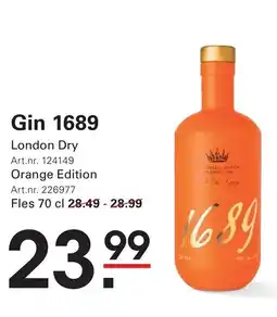 Sligro Gin 1689 aanbieding