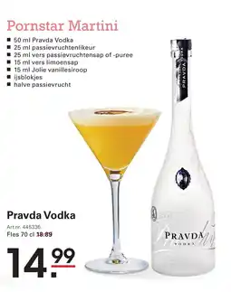 Sligro Pravda Vodka aanbieding