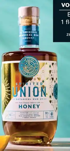 Sligro Spirited Union Honey Rum aanbieding