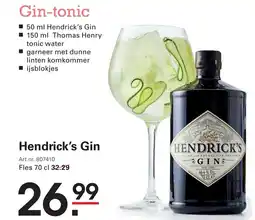 Sligro Hendrick's Gin aanbieding