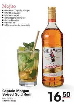 Sligro Captain Morgan Spiced Gold Rum aanbieding