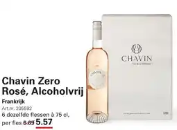 Sligro Chavin Zero Rosé Alcoholvrij aanbieding