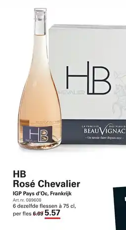 Sligro HB Rosé Chevalier aanbieding