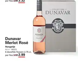 Sligro Dunavar Merlot Rosé aanbieding