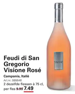 Sligro Feudi di San Gregorio Visione Rosé aanbieding