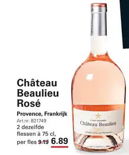 Sligro Château Beaulieu Rosé aanbieding
