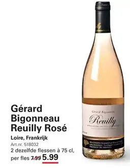 Sligro Gérard Bigonneau Reuilly Rosé aanbieding