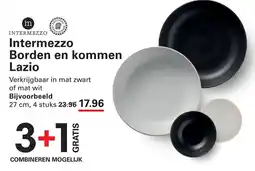 Sligro Intermezzo Borden en kommen Lazio aanbieding