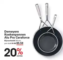 Sligro Demeyere Koekenpannen Alu Pro Ceraforce aanbieding