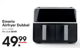 Sligro Emerio Airfryer Dubbel aanbieding