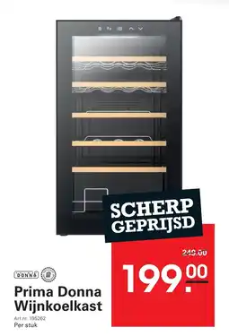 Sligro Prima Donna Wijnkoelkast aanbieding