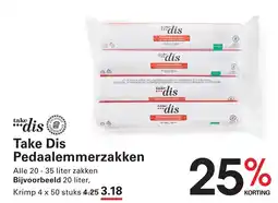 Sligro Take Dis Pedaalemmerzakken aanbieding