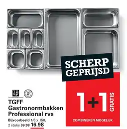 Sligro TGFF Gastronormbakken Professional rvs aanbieding