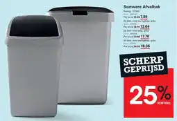 Sligro Sunware Afvalbak aanbieding