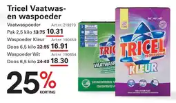 Sligro Tricel Vaatwas- en waspoeder aanbieding