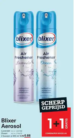Sligro Blixer Aerosol aanbieding