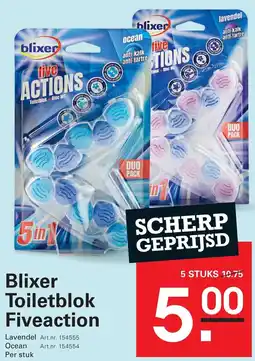 Sligro Blixer Toiletblok Fiveaction aanbieding