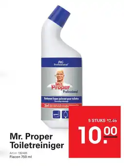 Sligro Mr. Proper Toiletreiniger aanbieding