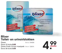 Sligro Blixer Toilet- en urinoirblokken Ocean aanbieding