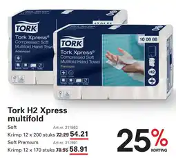Sligro Tork H2 Xpress multifold Soft aanbieding