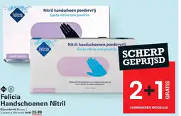 Sligro Felicia Handschoenen Nitril aanbieding