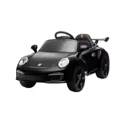 Action Elektrische kinderauto Porsche RUF CTR 3 S505 - zwart aanbieding