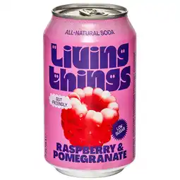 Holland & Barrett 2e product 50% korting | Living Things Raspberry & Pomegranate - 330ml aanbieding