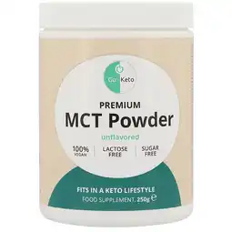 Holland & Barrett 2e product 50% korting | Go-Keto MCT Poeder Keto Kokos Premium C8/C10 - 250g aanbieding