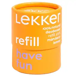 Holland & Barrett 2e product 50% korting | Lekker Deodorant Refill Have Fun - 40g aanbieding