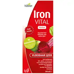 Holland & Barrett 2e product 50% korting | Hübner Iron VITAL ️ Vloeibaar IJzer - 500ml aanbieding
