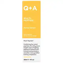 Holland & Barrett 2e product 50% korting | Q+A Peptide Facial Serum - 30ml aanbieding
