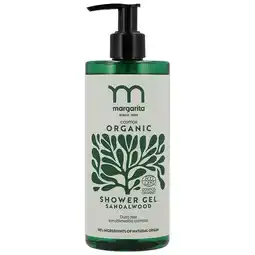 Holland & Barrett 2e product 50% korting | Margarita Organic Douchegel Sandelhout - 400ml aanbieding