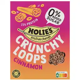 Holland & Barrett 2e product 50% korting | Vegan | Holie's Crunchy Loops Cinnamon - 350g aanbieding