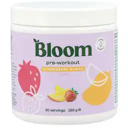 Holland & Barrett 2e product 50% korting | Bloom Pre-Workout Strawberry Mango - 180g aanbieding