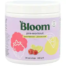 Holland & Barrett 2e product 50% korting | Bloom Pre-Workout Raspberry Lemonade - 186g aanbieding
