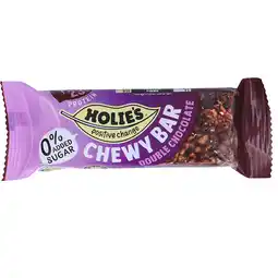 Holland & Barrett 2e product 50% korting | Holie's Chewy Bar Double Chocolate - 35g aanbieding