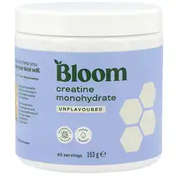 Holland & Barrett 2e product 50% korting | Bloom Creatine Monohydrate Unflavoured - 153g aanbieding