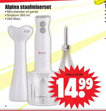 Dirk Alpina staafmixerset aanbieding