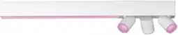 Coolblue Philips Hue Centris Opbouwspot White and Color - Wit - Rechthoek - 3-spots aanbieding