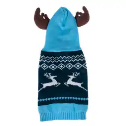 Zooplus TIAKI Dog Reindier Hoodie maat L: 45cm ruglengte Hond aanbieding