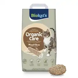 Zooplus 8l (ca. 3 kg) Biokat’s Organic Care houtvezel kattenbakvulling aanbieding
