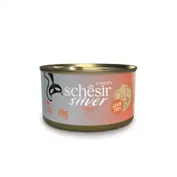 Zooplus 12x70g Schesir Silver Senior Kip natvoer voor katten aanbieding