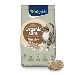 Zooplus 30l (ca. 11,4kg) Biokat’s Organic Care houtvezel kattenbakvulling aanbieding