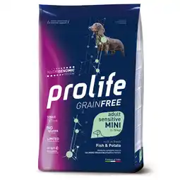 Zooplus 7kg Graanvrije Sensitive Mini Vis & Aardappelen Prolife aanbieding