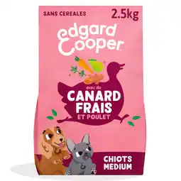 Zooplus Edgard & Cooper Medium Puppy Eend & Kip graanvrij - 2,5 kg aanbieding