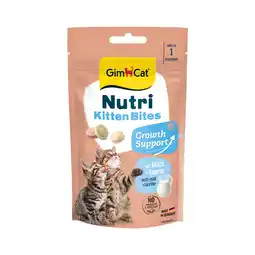 Zooplus 40 g GimCat Nutri Kitten Bites met melk kattensnacks aanbieding